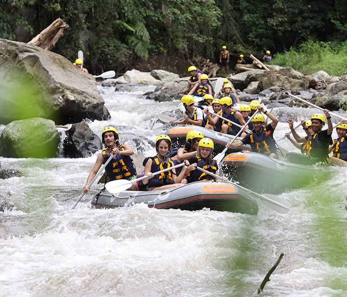 Rafting at Ayung River